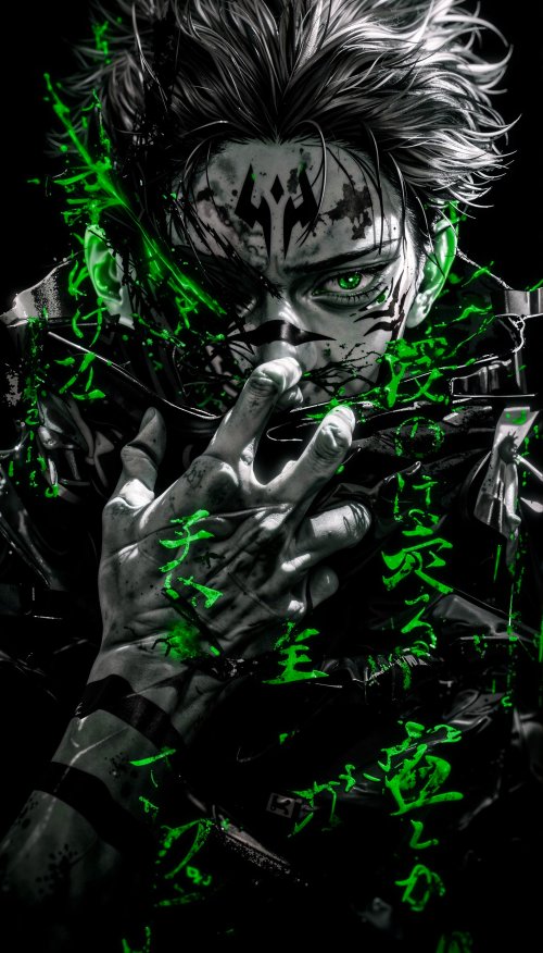 Gojo Satoru Neon Glow - Related OpersCraft wallpaper