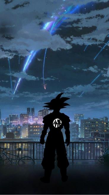 Goku Cityscape Silhouette - Related OpersCraft wallpaper