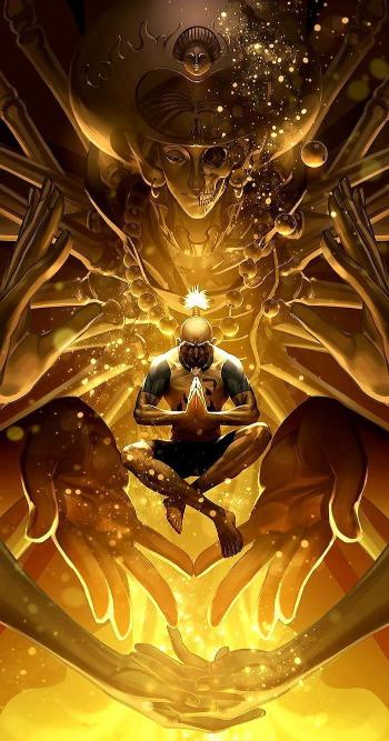 Golden Aura Meditation - Related OpersCraft wallpaper