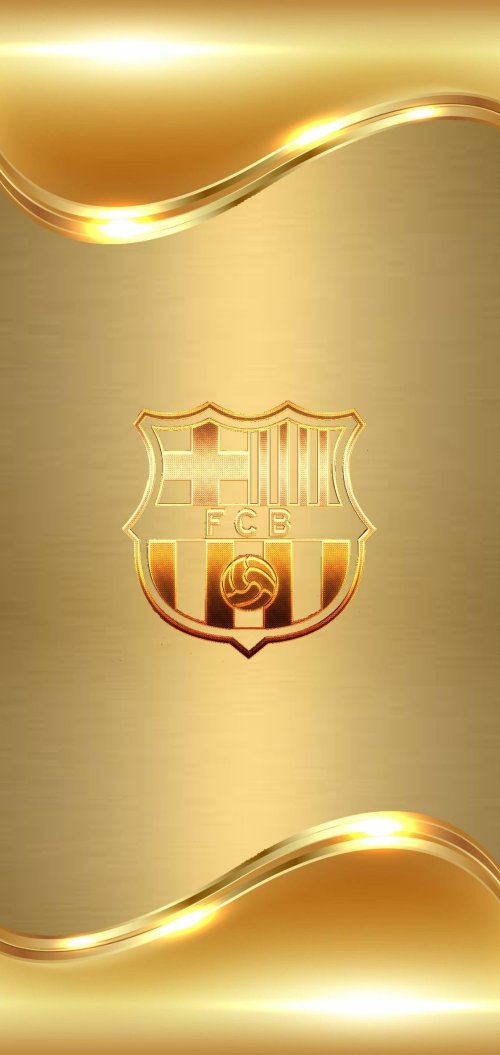 Golden Barcelona FC Emblem - Related OpersCraft wallpaper