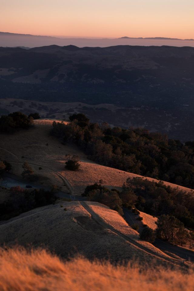 Golden Hour Hills - landscape Wallpaper