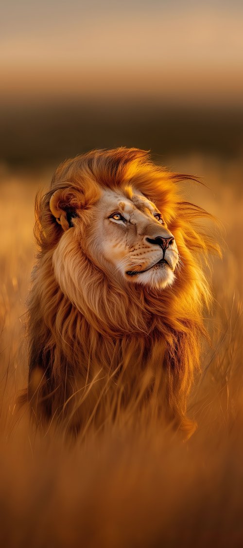 Golden Lion Portrait