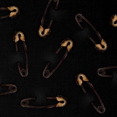 Golden Safety Pin Pattern - Related OpersCraft wallpaper