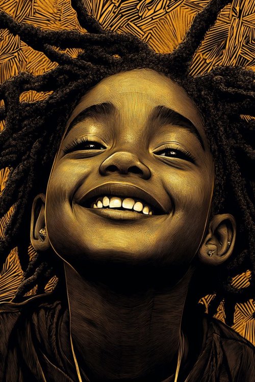 Golden Smile Portrait - Related StockWalls wallpaper