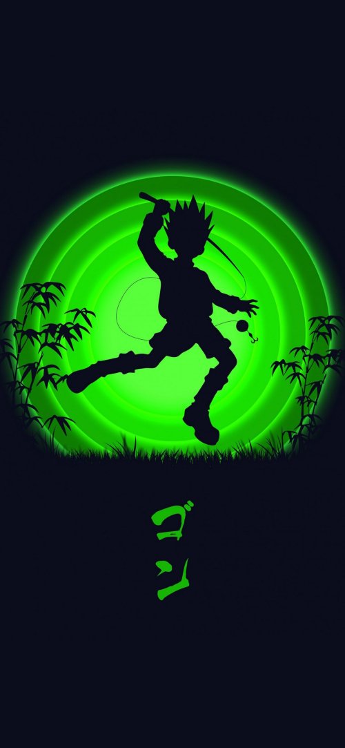 Gon_Freecss_Silhouette_Green - Related OpersCraft wallpaper