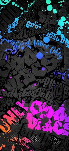 Good Vibes Graffiti Art - graffiti Wallpaper