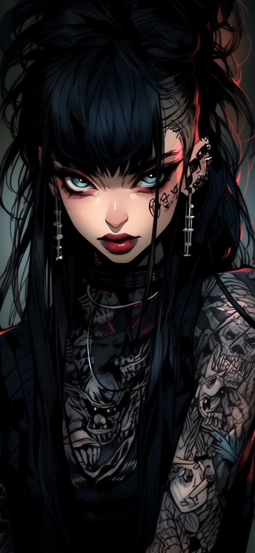 Gothic Anime Portrait - Related OpersCraft wallpaper