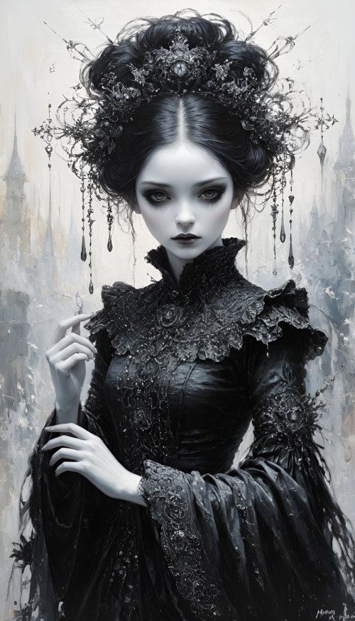 Gothic Queen Portrait