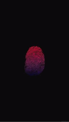 Gradient Fingerprint on Black - Related StockWalls wallpaper