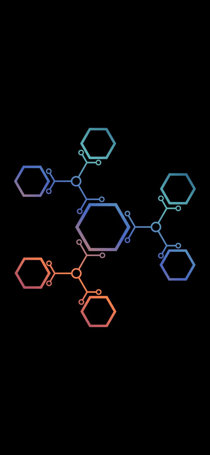 Gradient Hexagon Network - Related OpersCraft wallpaper
