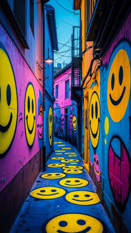 Graffiti Alley Smiles - Related OpersCraft wallpaper