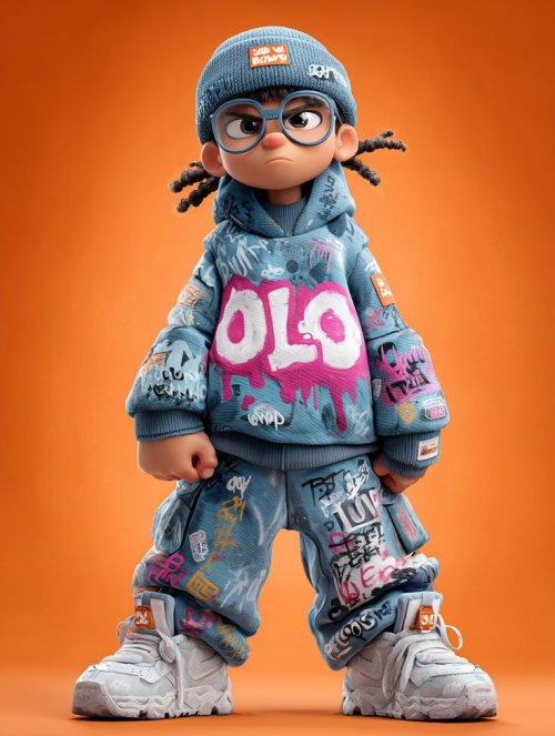 Graffiti Kid Cartoon Style - Related OpersCraft wallpaper