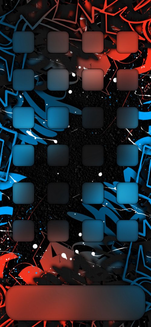 GraffitiAbstractPhoneHomeScreen - Related Darkify wallpaper
