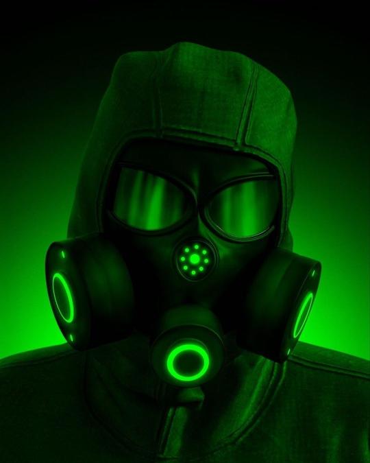 Green Gas Mask - Related OpersCraft wallpaper