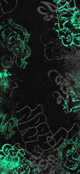 Green Graffiti Grunge - Related StockWalls wallpaper
