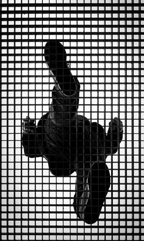 Gridded Silhouette Figure - Related OpersCraft wallpaper