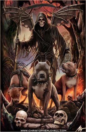 Grim Reaper and Dogs - Related OpersCraft wallpaper