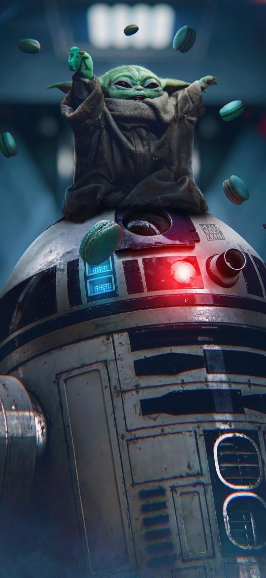 Grogu and R2-D2 Macarons - Related OpersCraft wallpaper