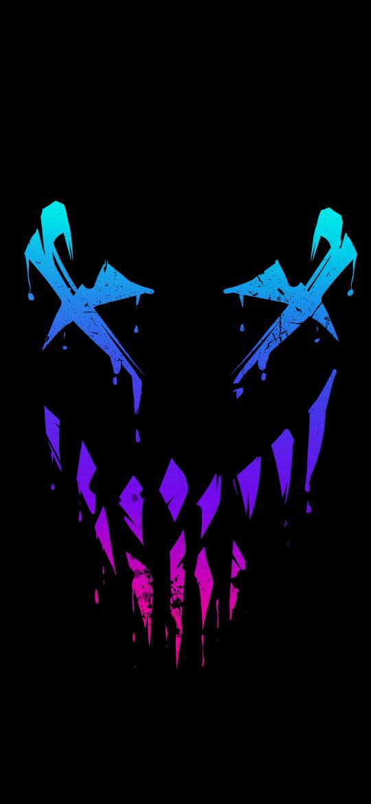 Grungy Gradient Evil Smile - Related OpersCraft wallpaper