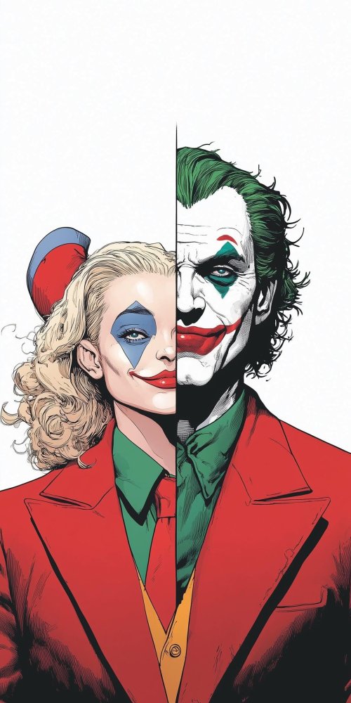 Harley_Quinn_and_Joker_Split - Related OpersCraft wallpaper