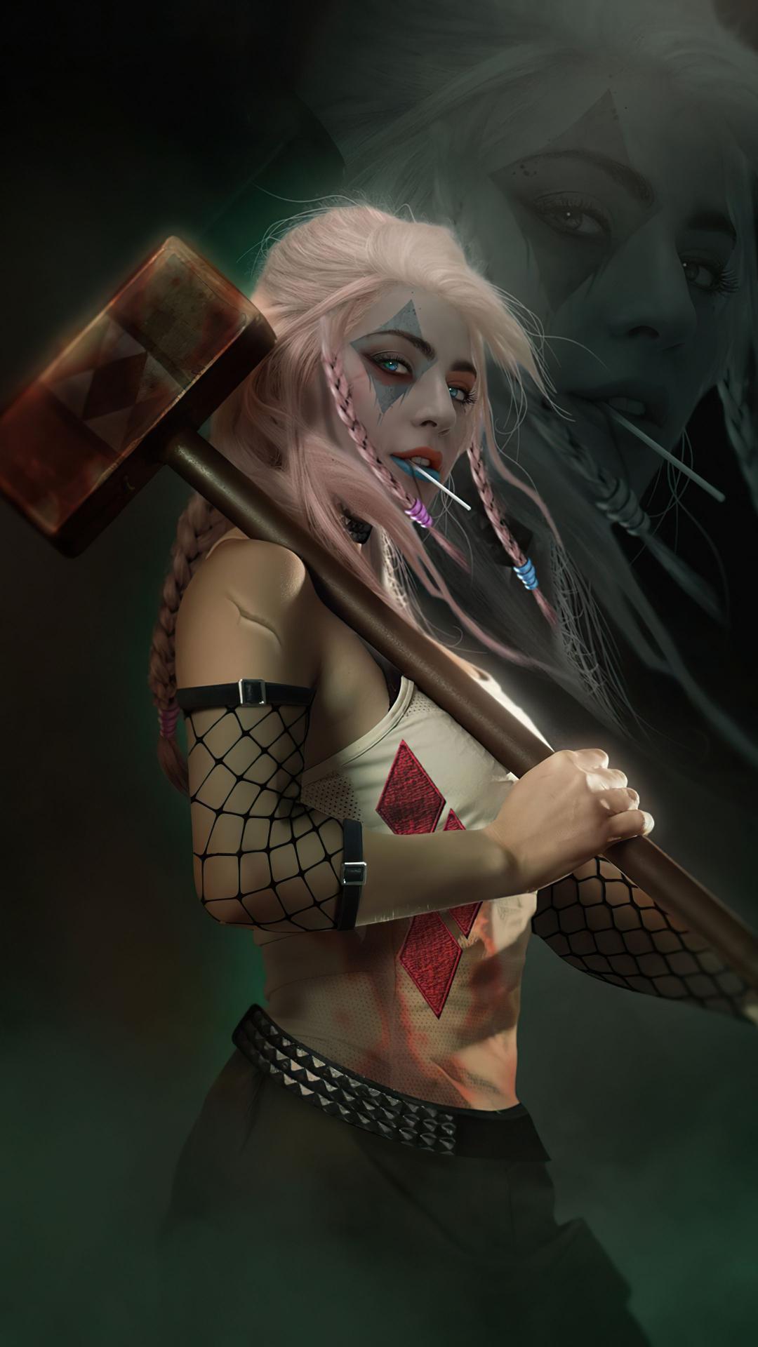 Harley Quinn with Hammer - Related OpersCraft wallpaper