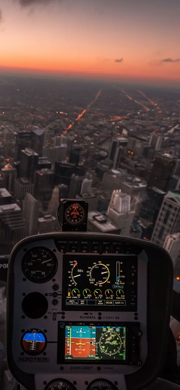 Helicopter Cockpit City View - Related OpersCraft wallpaper