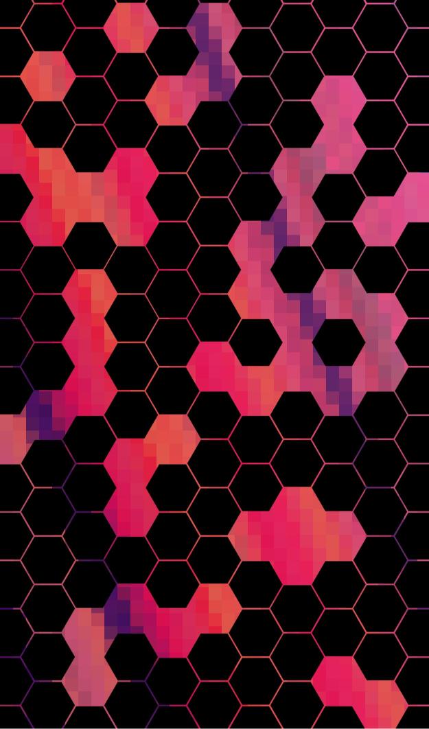 Hexagon Pixelated Abstract - Related StockWalls wallpaper