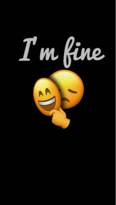 Hiding Sadness Emoji