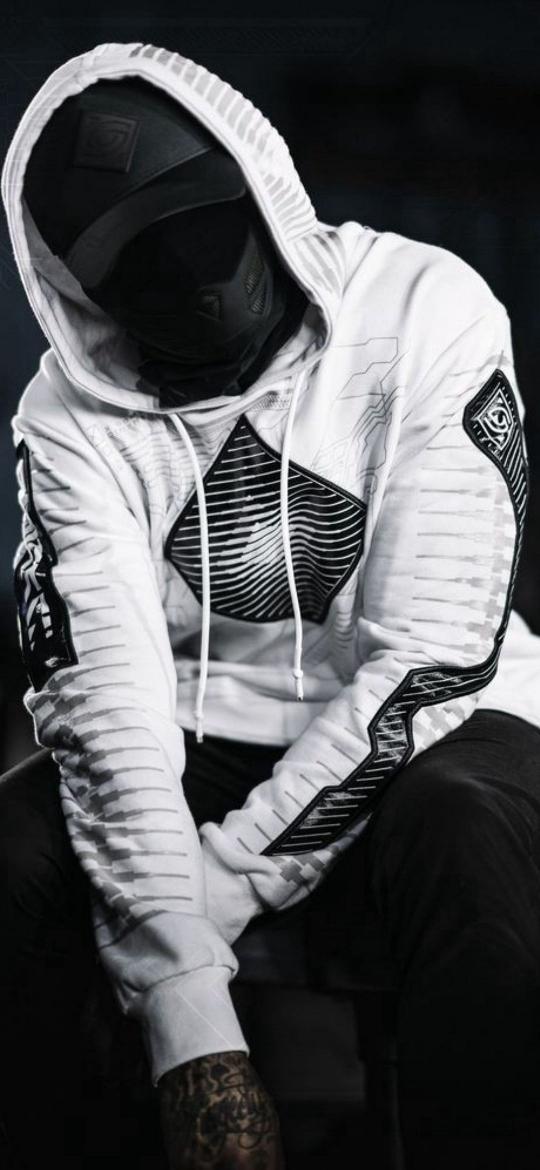 Hooded Cyberpunk Figure - Related OpersCraft wallpaper