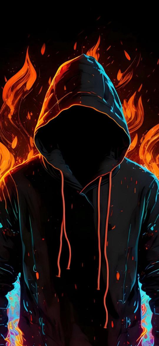 Hooded Figure in Flames - Related OpersCraft wallpaper