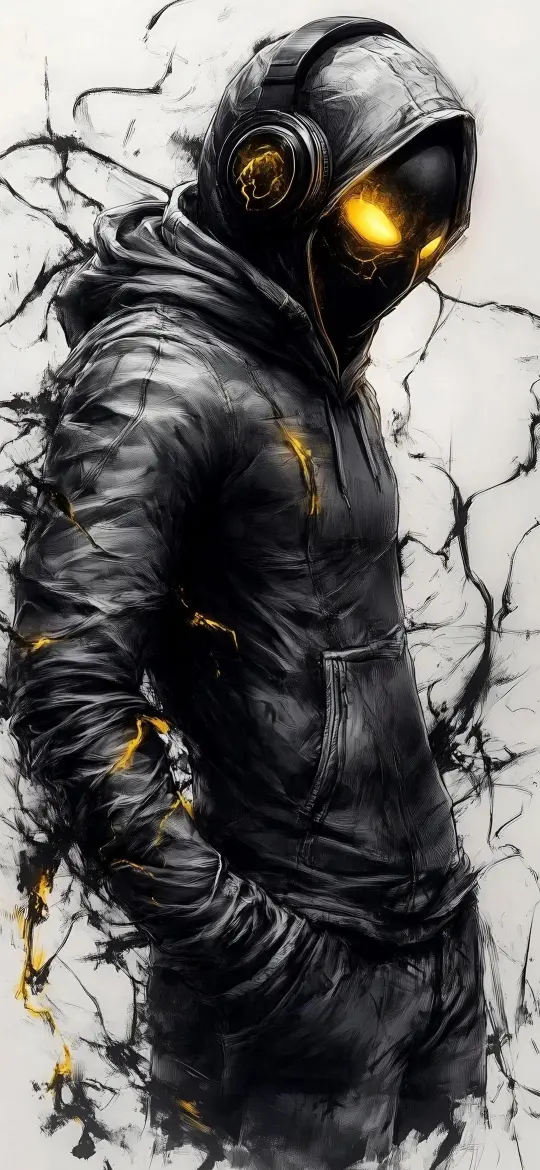 Hooded Figure with Headphones - Related OpersCraft wallpaper