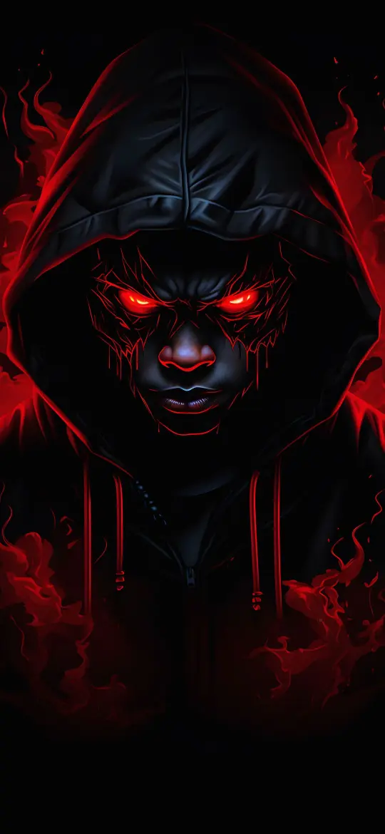 Hooded Red Gaze - Related OpersCraft wallpaper