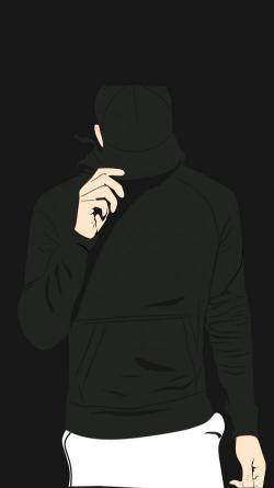 Hoodie Silhouette Minimalist Art - Related OpersCraft wallpaper