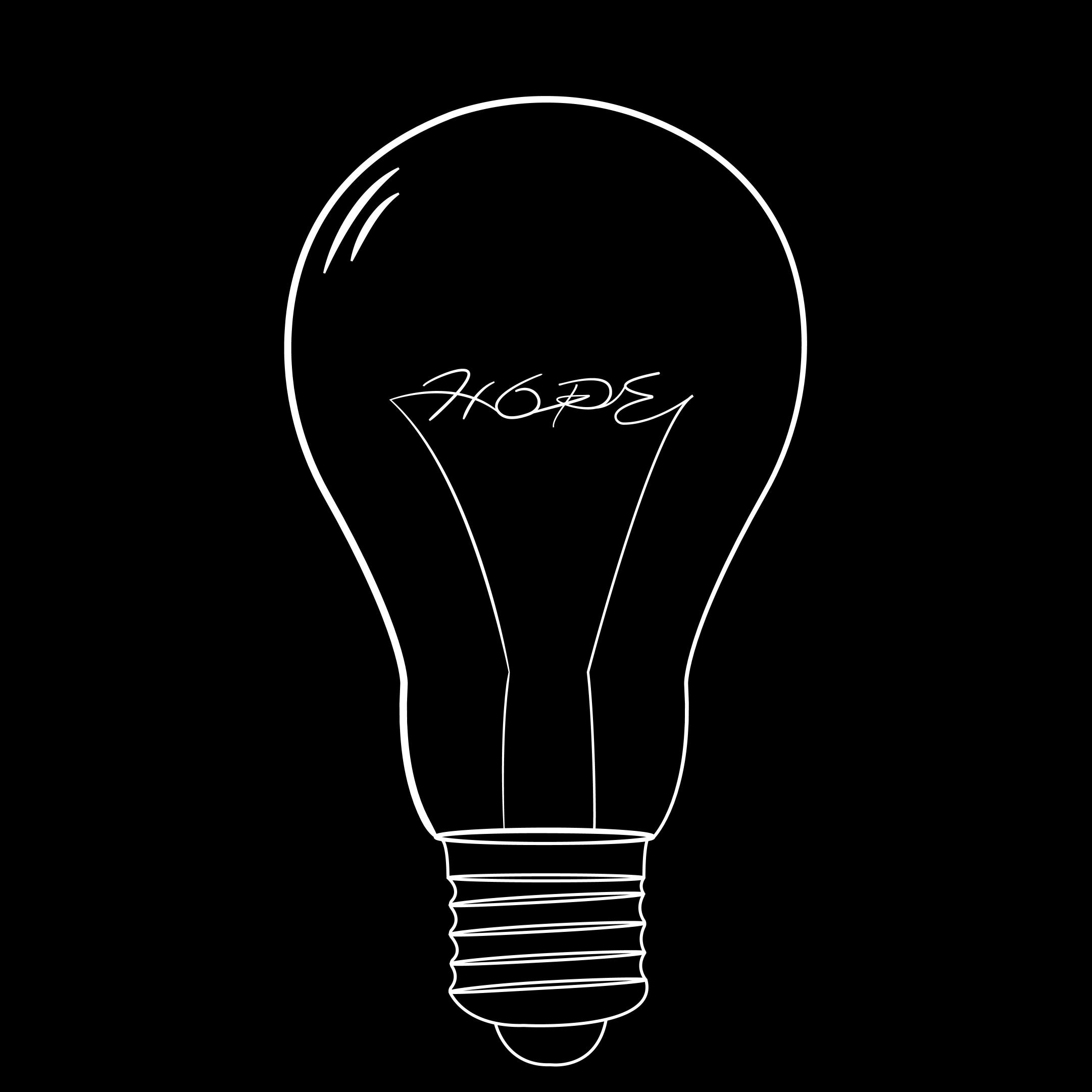 Hopeful Lightbulb Outline - Related OpersCraft wallpaper