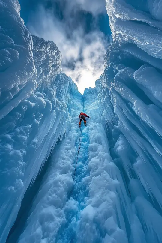 Ice Climbing Adventure - Related OpersCraft wallpaper