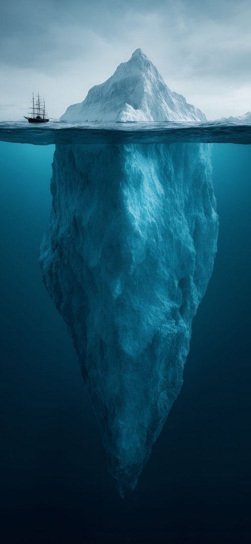Iceberg and Sailing Ship