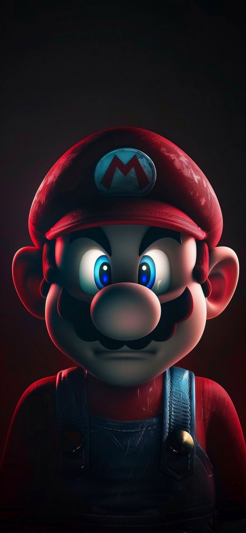 Iconic Mario Portrait
