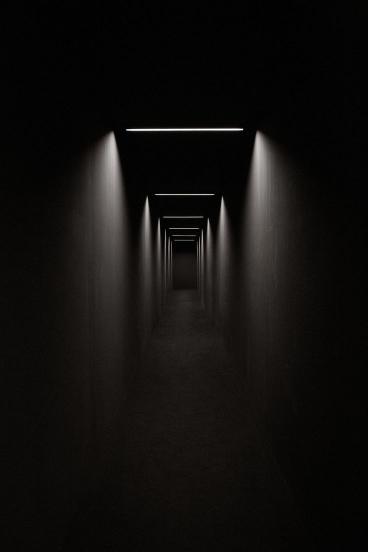 Illuminated Dark Hallway - Related Darkify wallpaper