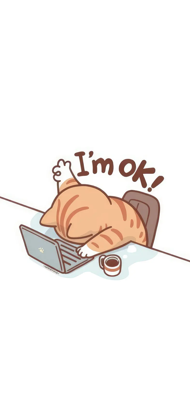 Overworked Cat Wallpaper - Related OpersCraft wallpaper