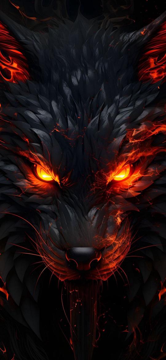 Inferno Wolf Gaze - Related OpersCraft wallpaper