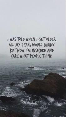 Insecure Ocean Quote - Related StockWalls wallpaper