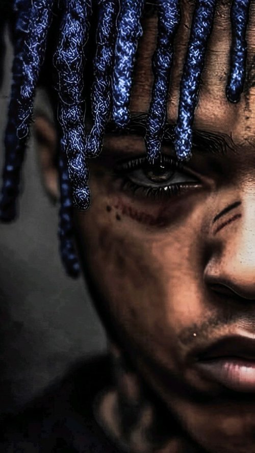Intense Portrait Close-Up