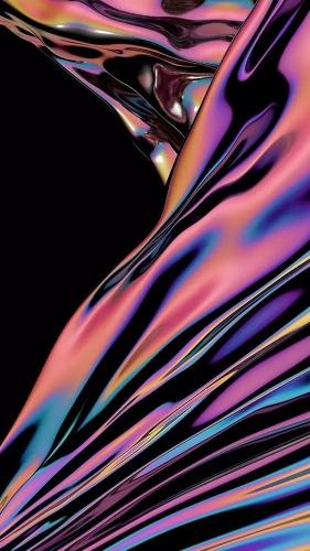 Iridescent Flowing Metal - Related StockWalls wallpaper