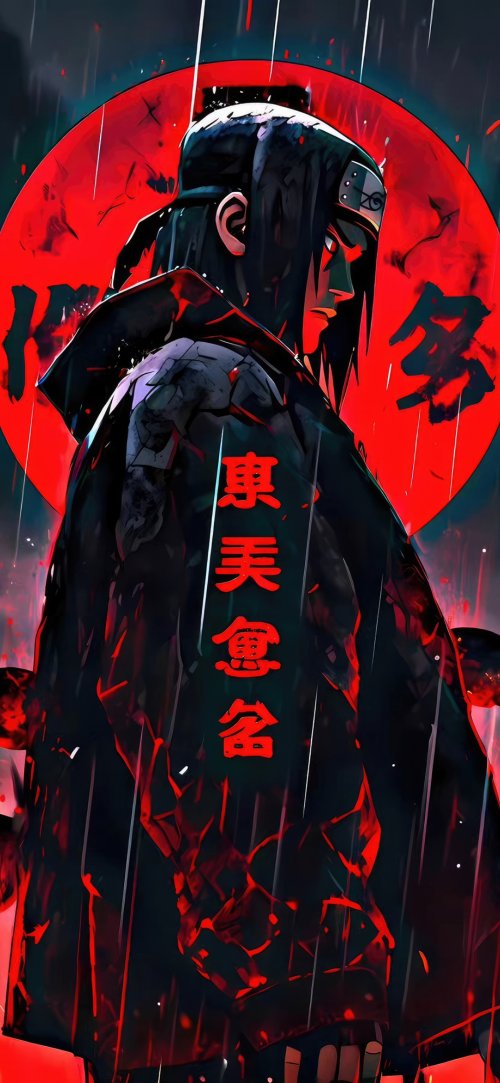Itachi Uchiha Red Moon