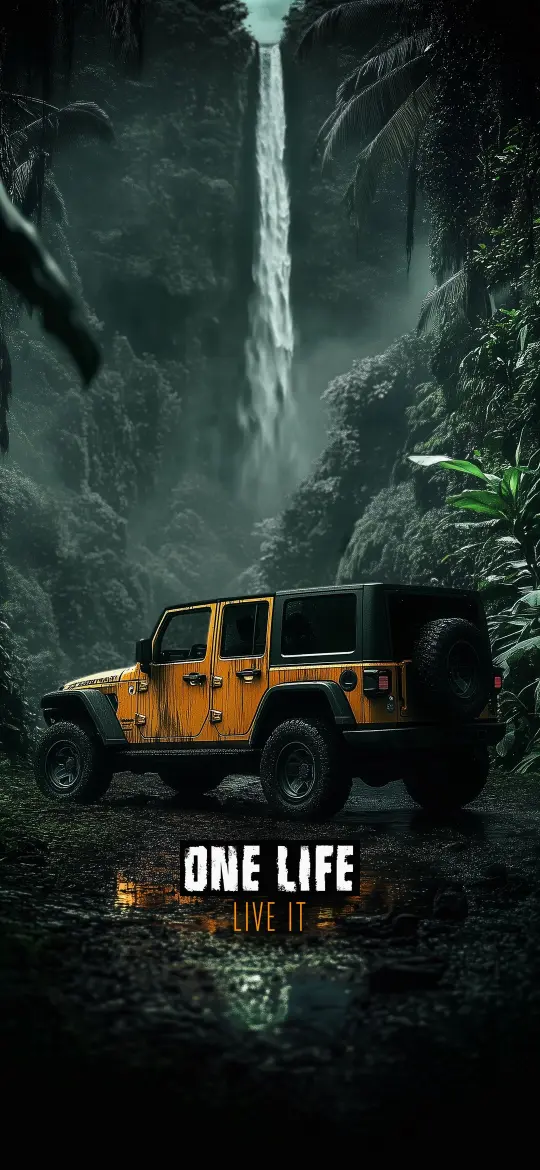Jeep Waterfall Adventure - Related OpersCraft wallpaper