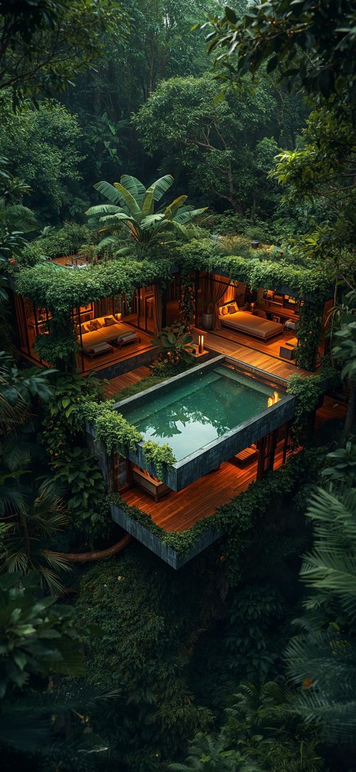 Jungle Oasis Retreat - Related StockWalls wallpaper