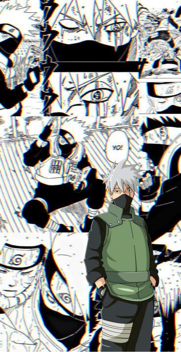 Kakashi Glitch Art - Related OpersCraft wallpaper