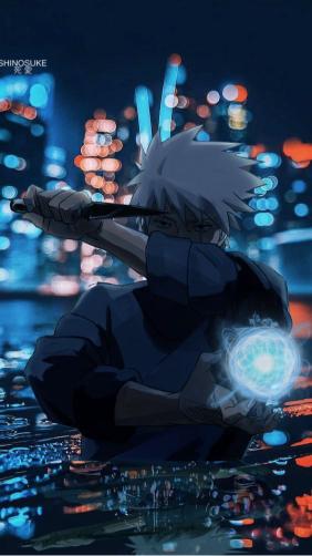 Kakashi Rasengan Nightscape - Related OpersCraft wallpaper