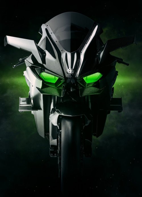 Kawasaki Ninja H2R Green
