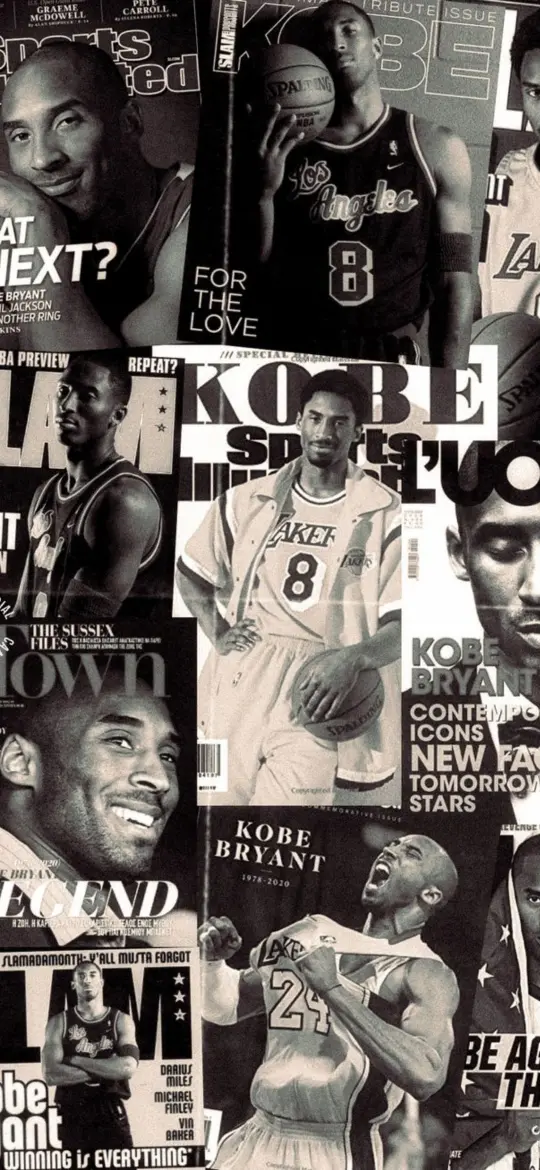 Kobe Bryant Magazine Collage - Related OpersCraft wallpaper